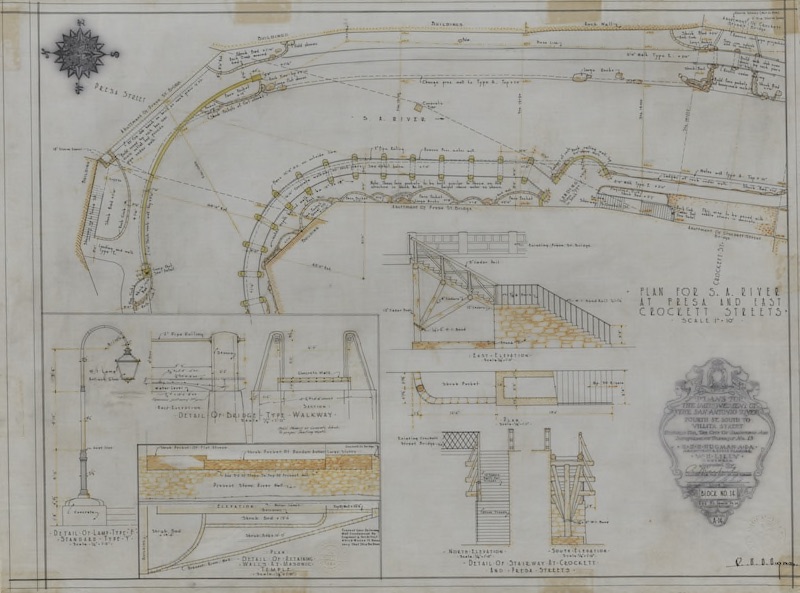 Robert H. H. Hugman drawings