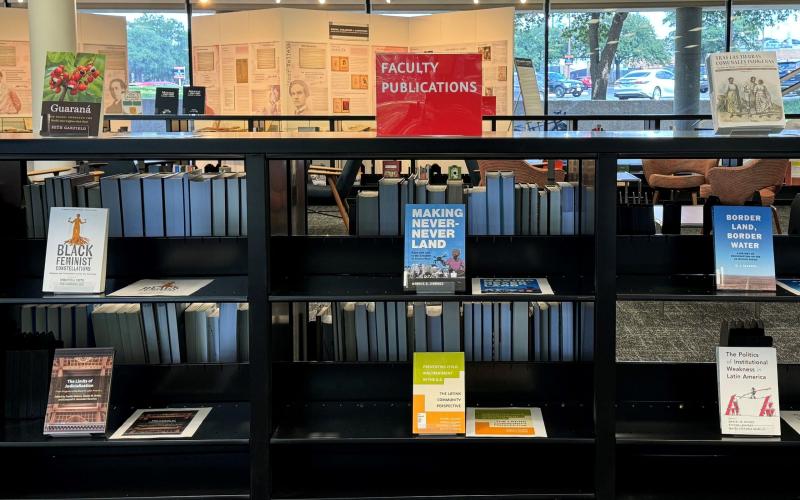 new faculty publications display